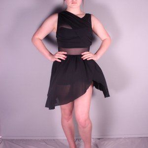 Black Lyrical/Contemporary Costume Dress